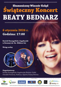 Ekumeniczny Wieczór Kolęd - Świąteczny Koncert  Bety Bednarz