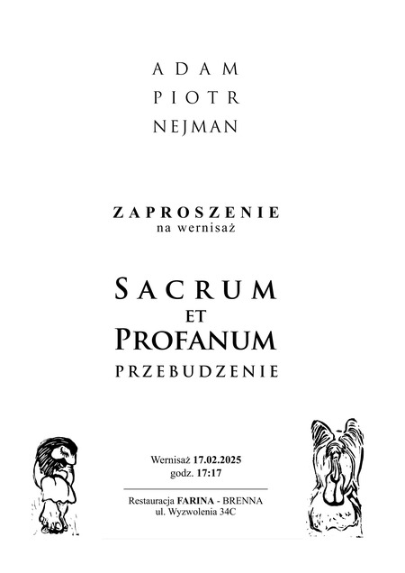 Wernisaż oraz otwarcie wystawy - SACRUM ET PROFANUM PRZEBUDZENIE (kliknięcie spowoduje powiększenie obrazu)
