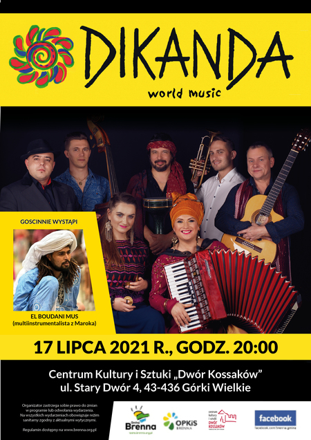 DIKANDA & EL Boudani Mus - Letni koncert u Kossaków (kliknięcie spowoduje powiększenie obrazu)