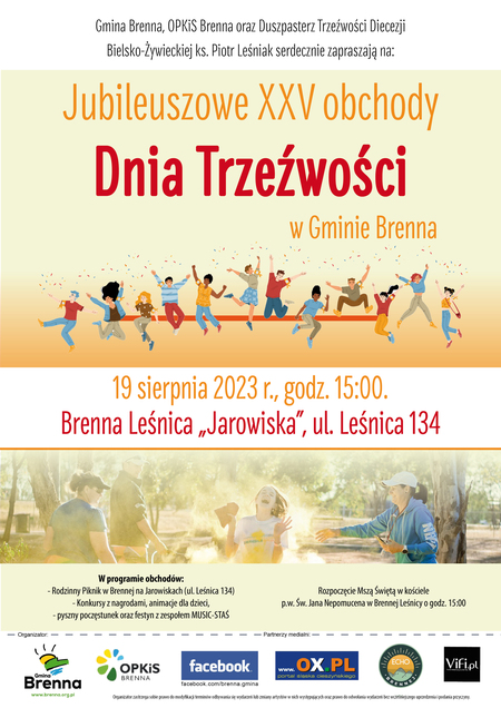 Jubileuszowe XXV obchody Dnia Trzeźwości  (kliknięcie spowoduje powiększenie obrazu)