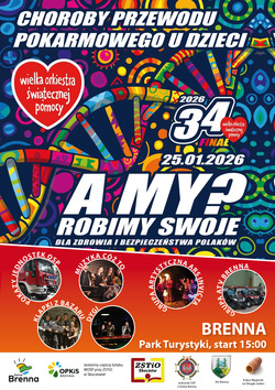 34. Finał Wielkiej Orkiestry Świątecznej Pomocy w Brennej