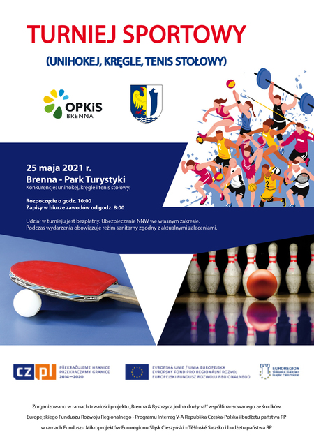 Turniej sportowy  (unihokej, kręgle, tenis stołowy) (kliknięcie spowoduje powiększenie obrazu)