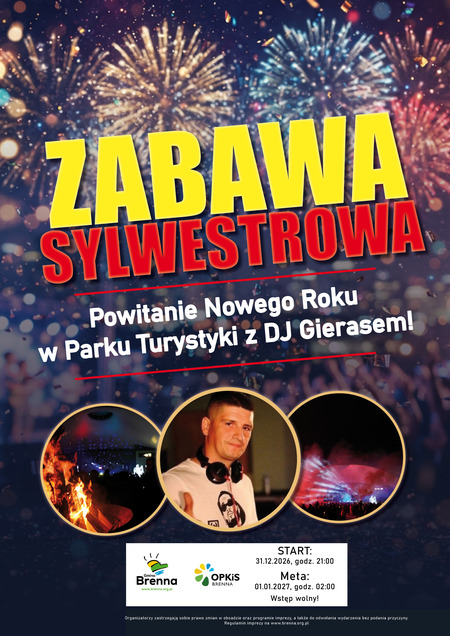 Sylwester w Parku Turystyki (kliknięcie spowoduje powiększenie obrazu)