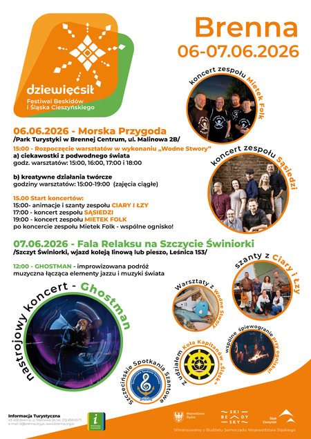 Festiwal Dziewięćsił - Fala Relaksu na Szczycie Świniorki (kliknięcie spowoduje powiększenie obrazu)