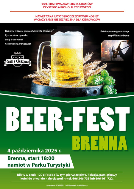 Beer-Fest BRENNA (kliknięcie spowoduje powiększenie obrazu)