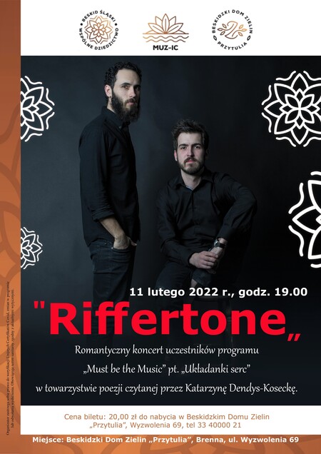 plakat - dwóch członków zespołu Riffertone (kliknięcie spowoduje powiększenie obrazu)