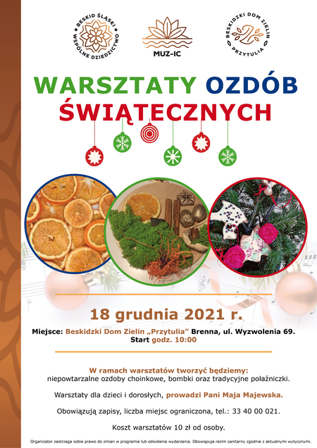 plakat, bombki, choinka (kliknięcie spowoduje powiększenie obrazu)