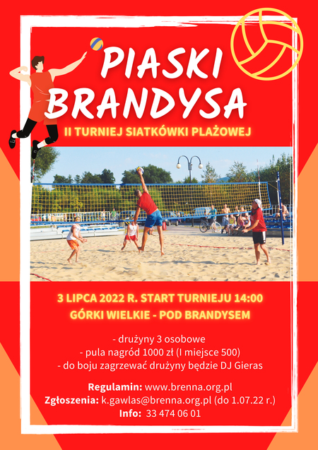 Piaski Brandysa - turniej siatkówki plażowej (kliknięcie spowoduje powiększenie obrazu)