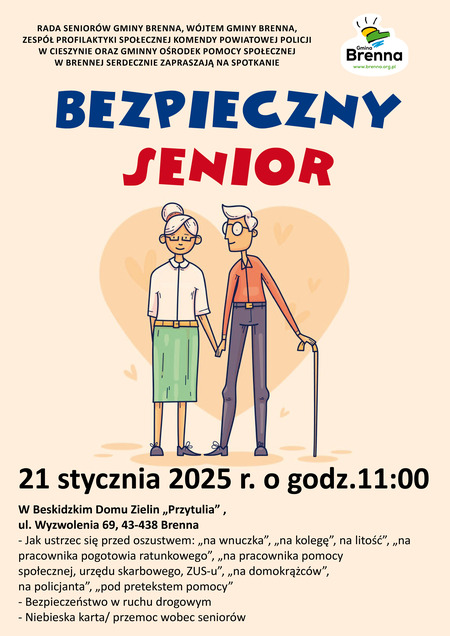 plakat bezpieczny senior  (kliknięcie spowoduje powiększenie obrazu)